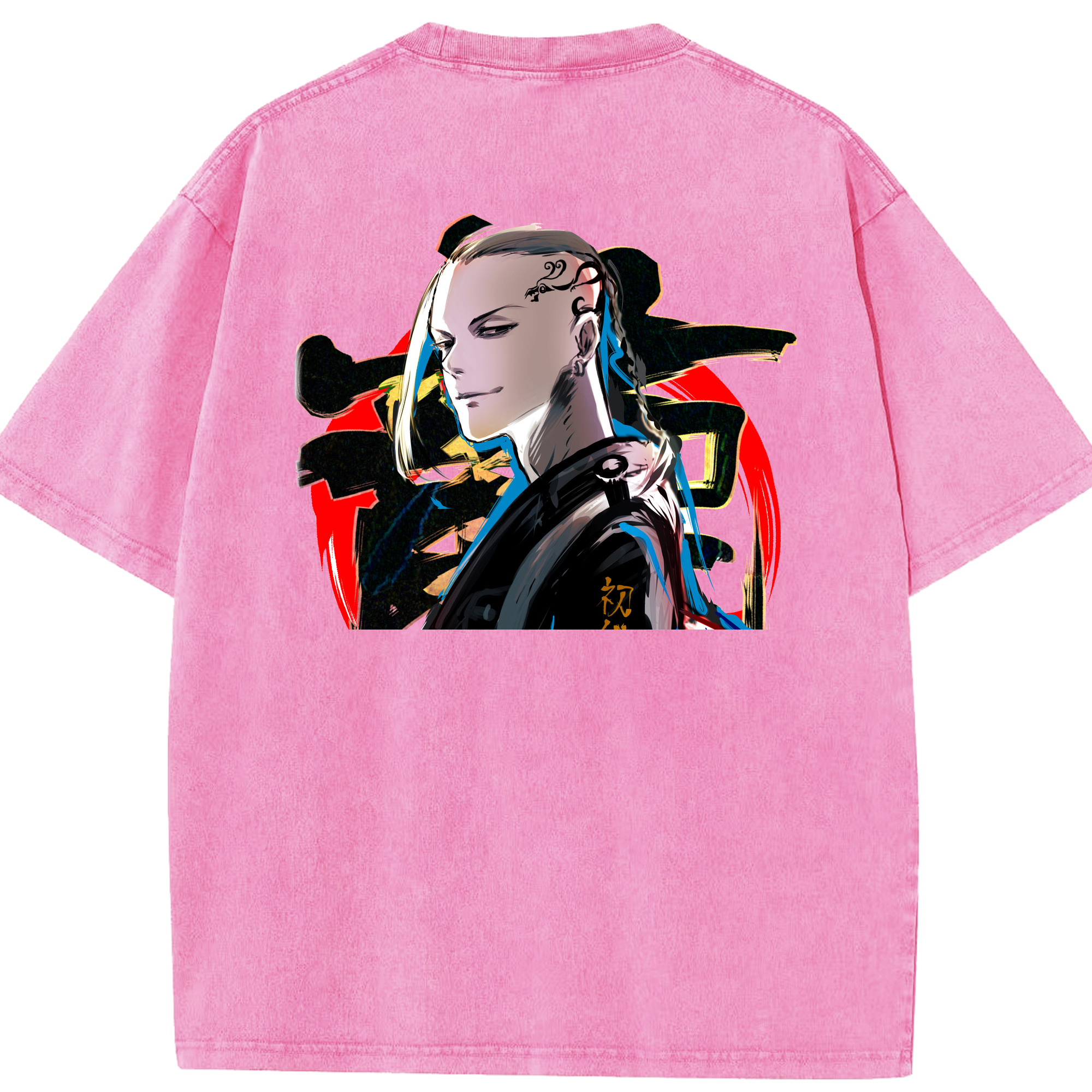（画像用） 東京リベンジャーズ Tokyo Revengers 綿100% ヴィンテージ風 半袖Tシャツ（背面プリント）